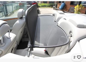 Wind deflector with quick release Mercedes CLK-Class A 209 original ...