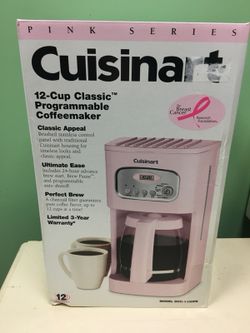 Cuisinart pink coffee maker hotsell
