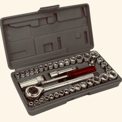 TORELLI 40pc Socket Set SAE/Metric (New)