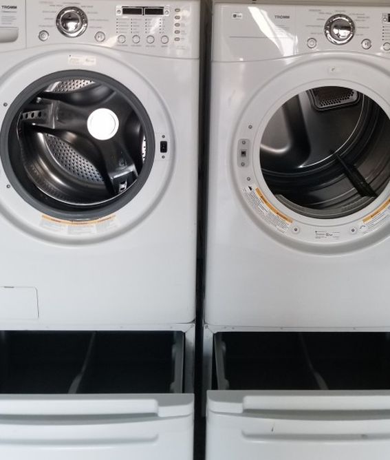 front load washer and electric dryer matching set