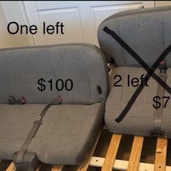Chevy Express or GMC Savanna Passenger vans seat 