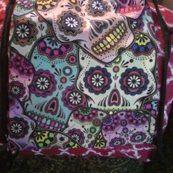 Sugar Skull Bag/Backpack/Purse 