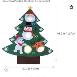 New Felt Christmas Tree Game