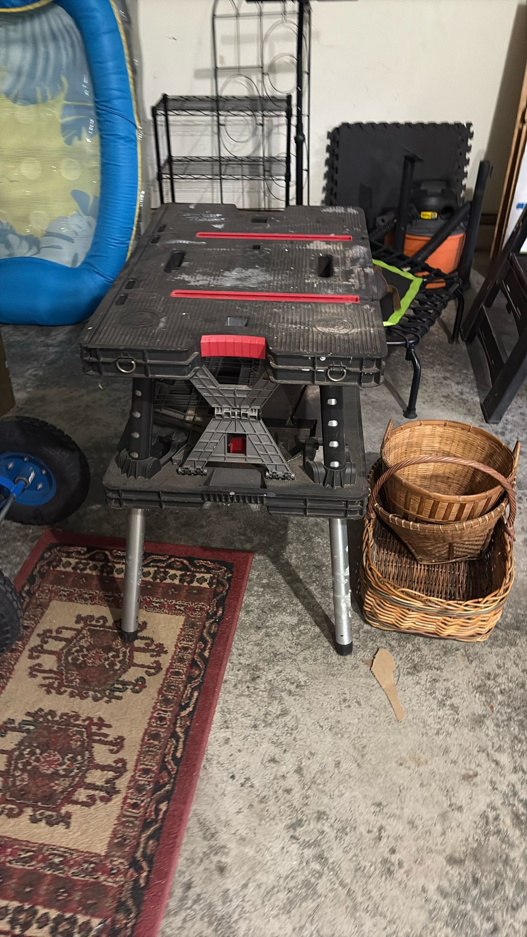 Portable Adjustable Work Table