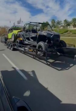 2009 30 Feet Carson Two Car And Three Axle Trailer
