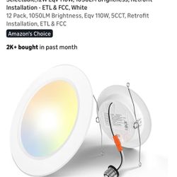 12 Pack Led Recessed Down Light Box