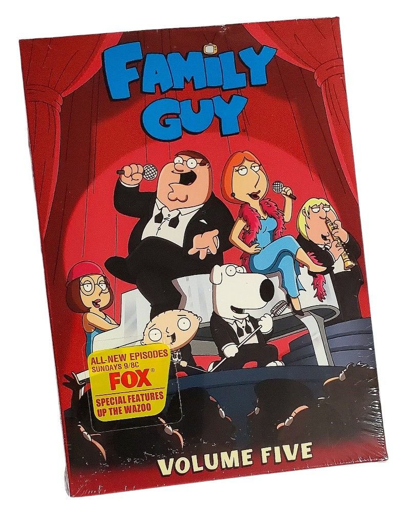 Family Guy Volume 5 Five DVD Animated Box Set New Sealed Cartoon Comedy