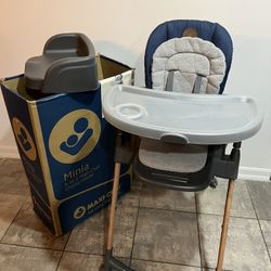 Maxi Cosi Minla 6-In-1 High Chair Infant Baby Toddler adjustable
