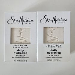 2 Shea Moisture Bar Soap Daily Hydration 