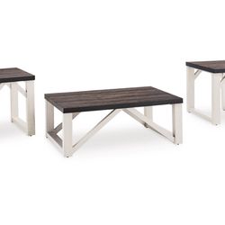 Brand New Coffee Table And 2 End Tables 