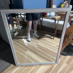 Framed Mirror (roughly 32x43) 