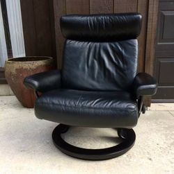 Ekornes Stressless Leather Reclining Lounge Chair