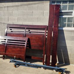 Wood Bed Frame Queen Size.. $120.00 