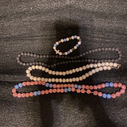 Baseball Bead Necklace