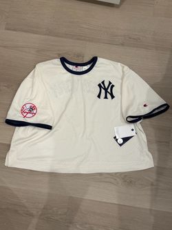 Women’s Yankees Champion Mesh Crop Jersey