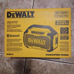  NEW in Box! DEWALT 20V MAX Jobsite Bluetooth Speaker (DCR010) 🏗️