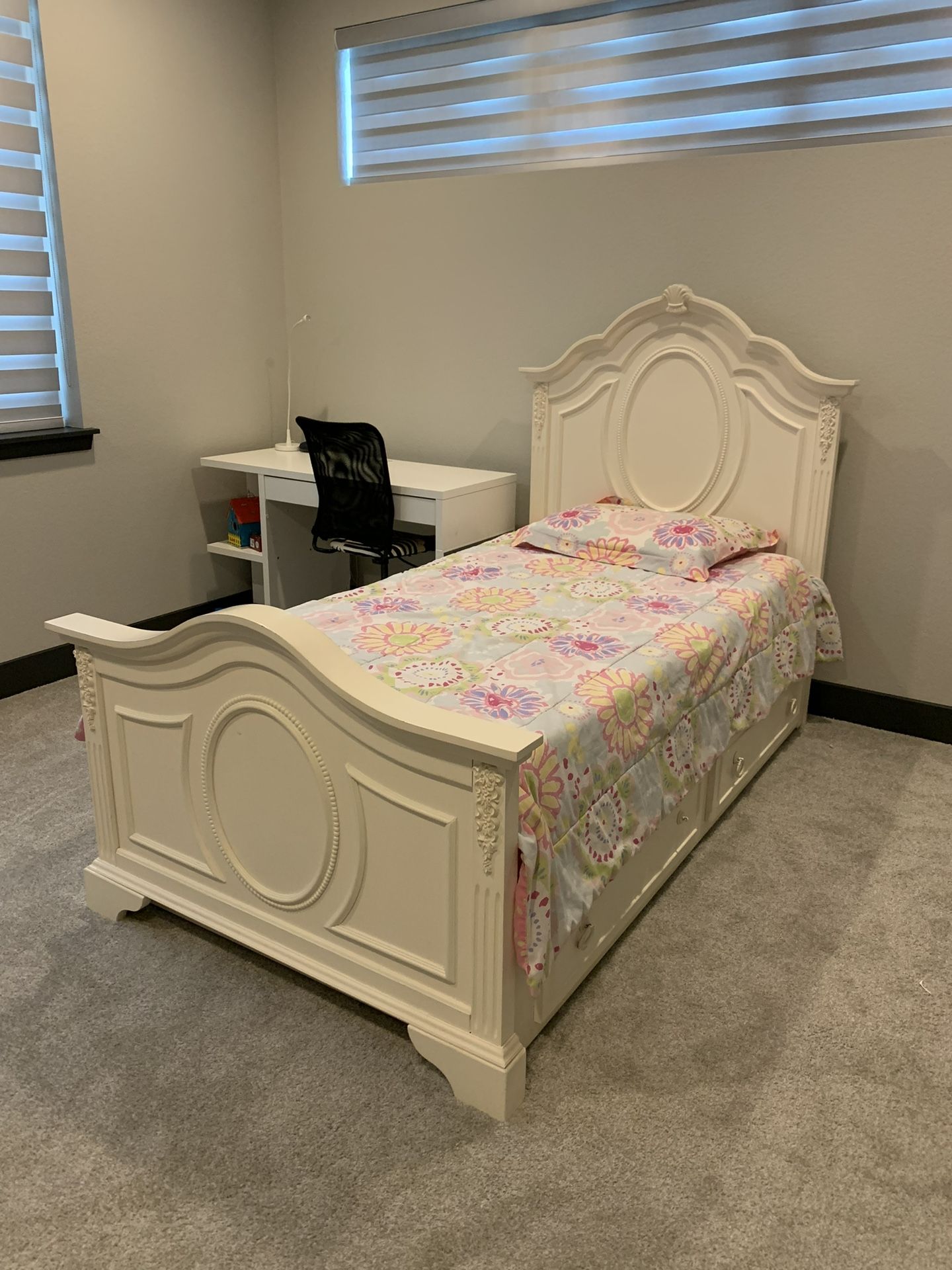 Twin Bed with Storage