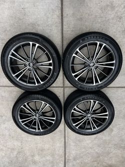 Set of Scion Fr-S 17in wheels 5x100 pattern tires 235/45r17 fit frs Toyota 86 Subaru Brz etc