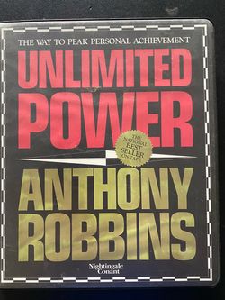 Anthony Robbins   unlimited power cassette tape ser