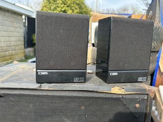 Vintage Pair Of Cbm Speakers