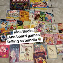 Kids Books And Board Games 