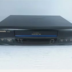 Panasonic Omnivision PV-9450 VCR 4-Head HiFi Stereo VHS Player, No Remote TESTED