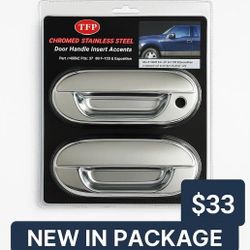  TFP Chromed Stainless Steel Door Handle Insert Accents – Ford F-150 / Expedition (Part #460KE)

