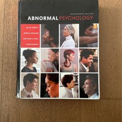 Abnormal Psychology 7th Edition