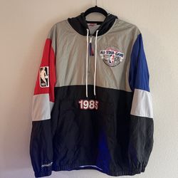 1980 Mitchell And Ness NBA All Star Windbreaker Vintage Original Style Authentic New Rare Exclusive Release