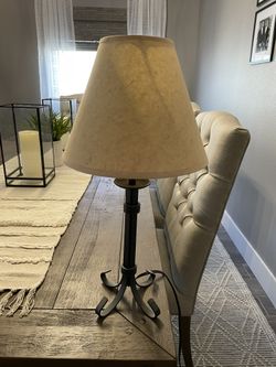 Cute Lamp With Lampshade! Perfect For Desk, Nightstand Or Little Table