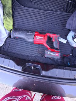 Bauer 20V Brushless Reciprocating Saw with Battery