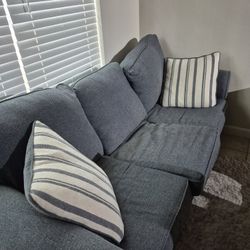 Couch with Roll Out Bed