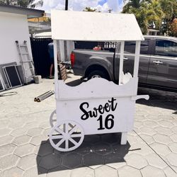 Wooden Party Display Cart – For Sale