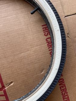 70 s Schwinn Stingray Deluxe Gripper Slik White Wall Tire for Sale