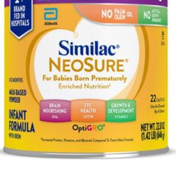 Similac Neosure 22oz cans  (qt of2) $25 obo
