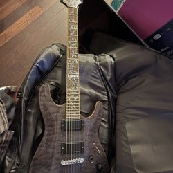 Schecter Electric Guitar With Amp