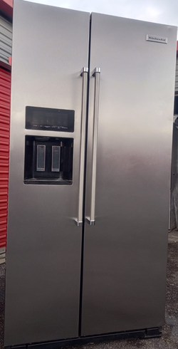 KitchenAid Side by Side Stainless Steel Fridge IceMaker