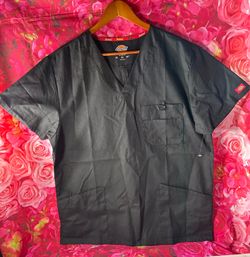 Dickies Scrubs Top Size Large