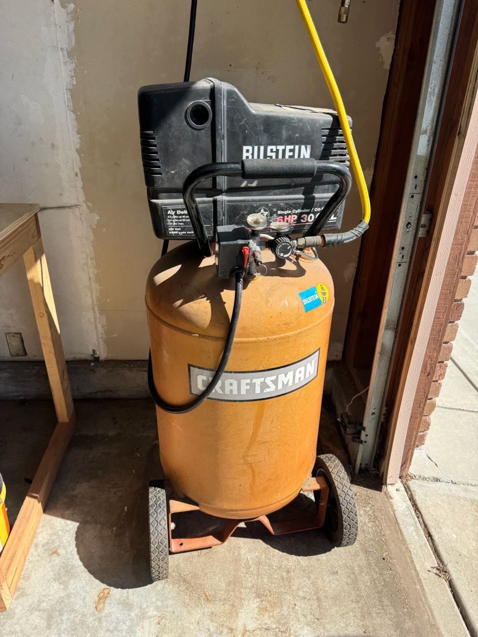 Craftsman Base Craftsman Vertical Air Compressor with Wheels for Sale in Fontana, CA ...