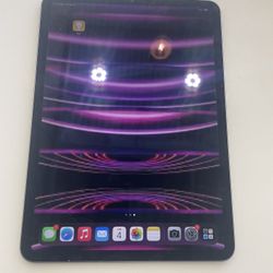 Unlocked iPad Pro 11’ M2 Chip 4th Gen (2022) WiFi+ Cellular 128 GB- Space Gray 