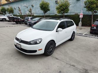 Volkswagen Jetta SportWagen White Wagon