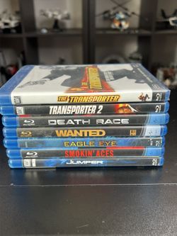 Action Blu-ray Movie Lot – Transporter, Death Race, Wanted (7)