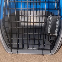 Small Dog Travel Cage + Dog Bed