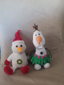 2 Plush Snow Men $15 For Both 