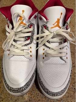 Jordan 3 cardinals size 13