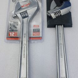 Cresent 12" Adjustable Wrenches