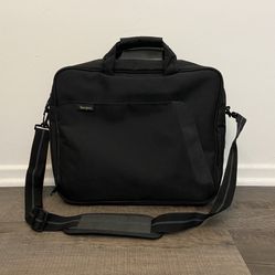 [Almost New] Targus Laptop Bag •Black Fabric Briefcase •Width 17.5” x Height 13.5” • In Pristine Condition 
