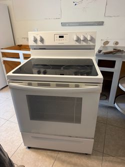 Frigidaire White Electric Range Stove