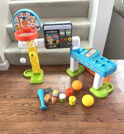 Fisher Price Laugh & Learn Sports Center. Great Condition. All Pieces Are Accounted For 