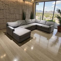 3pc Gray Living Spaces sectional Couch Free Delivery 🚚 